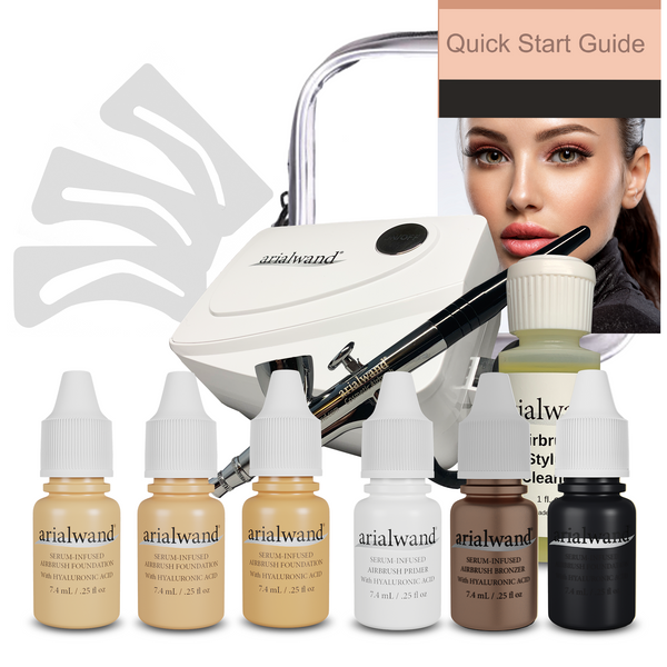 Essential Airbrush Makeup Kit, 5 Shades to Choose From